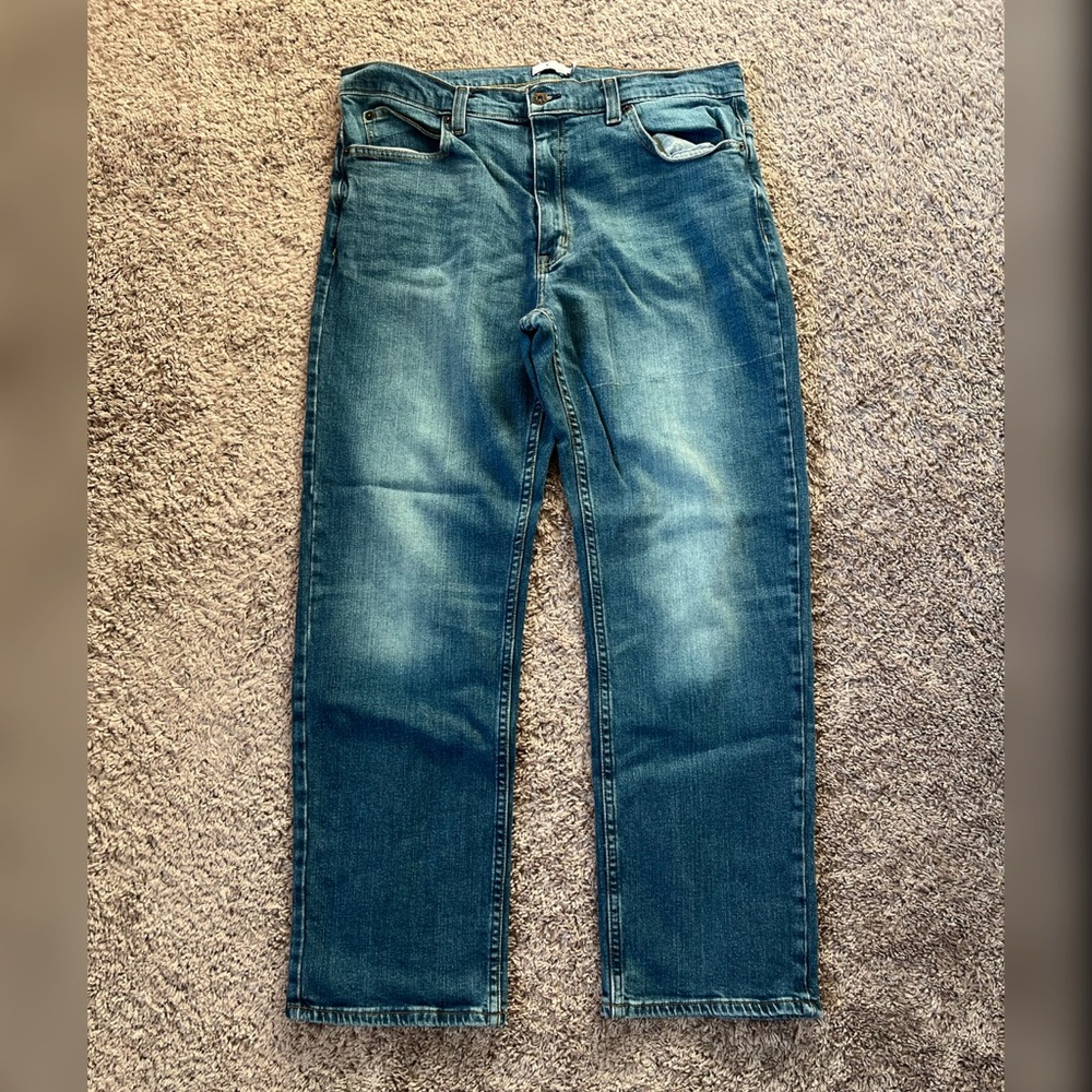 True Craft Blue Straight Jeans Classic Style